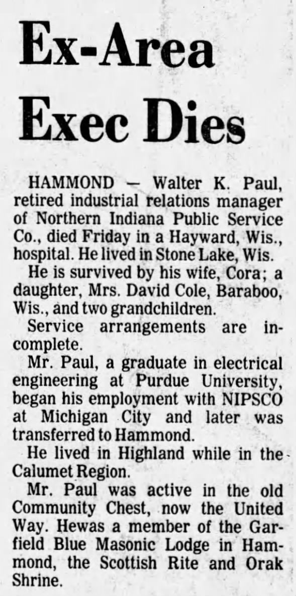 Clipping from The Times